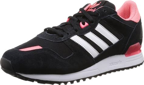 Adidas Women's ZX 700 W, BLACK/WHITE, 6 US 